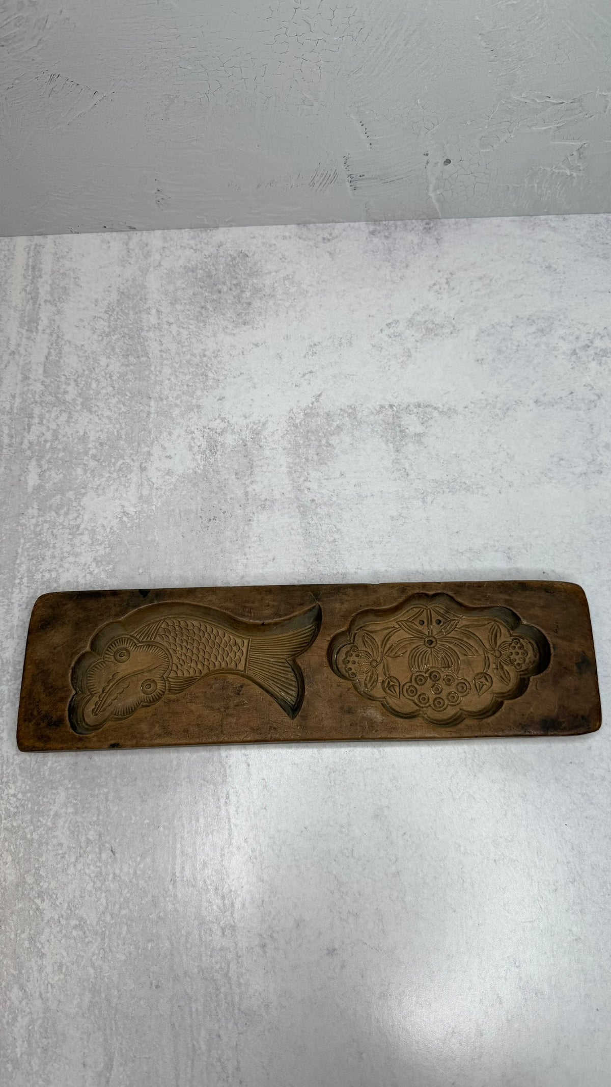 Wood carving mold, 2 impressions