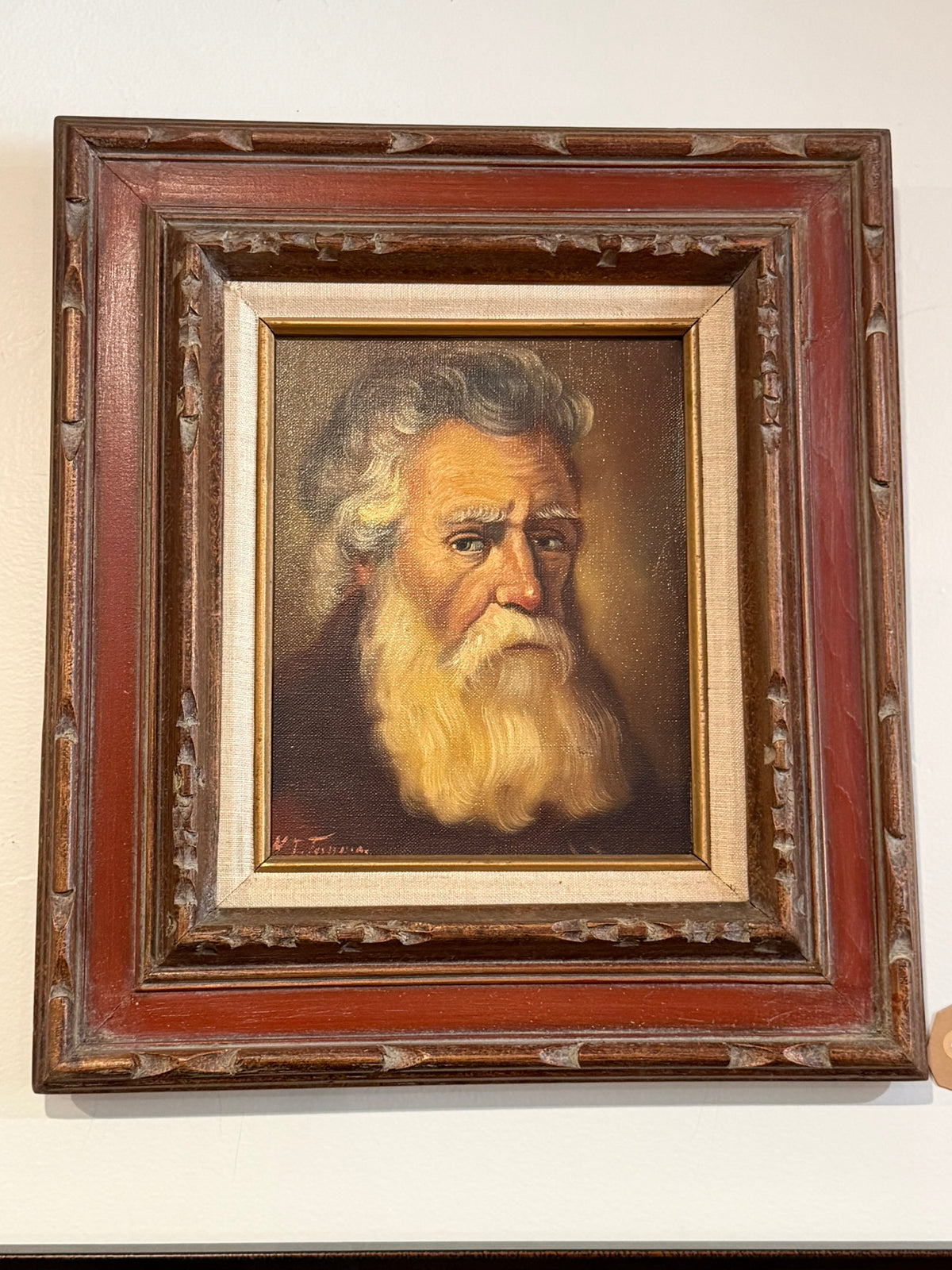 Bearded Man Painting