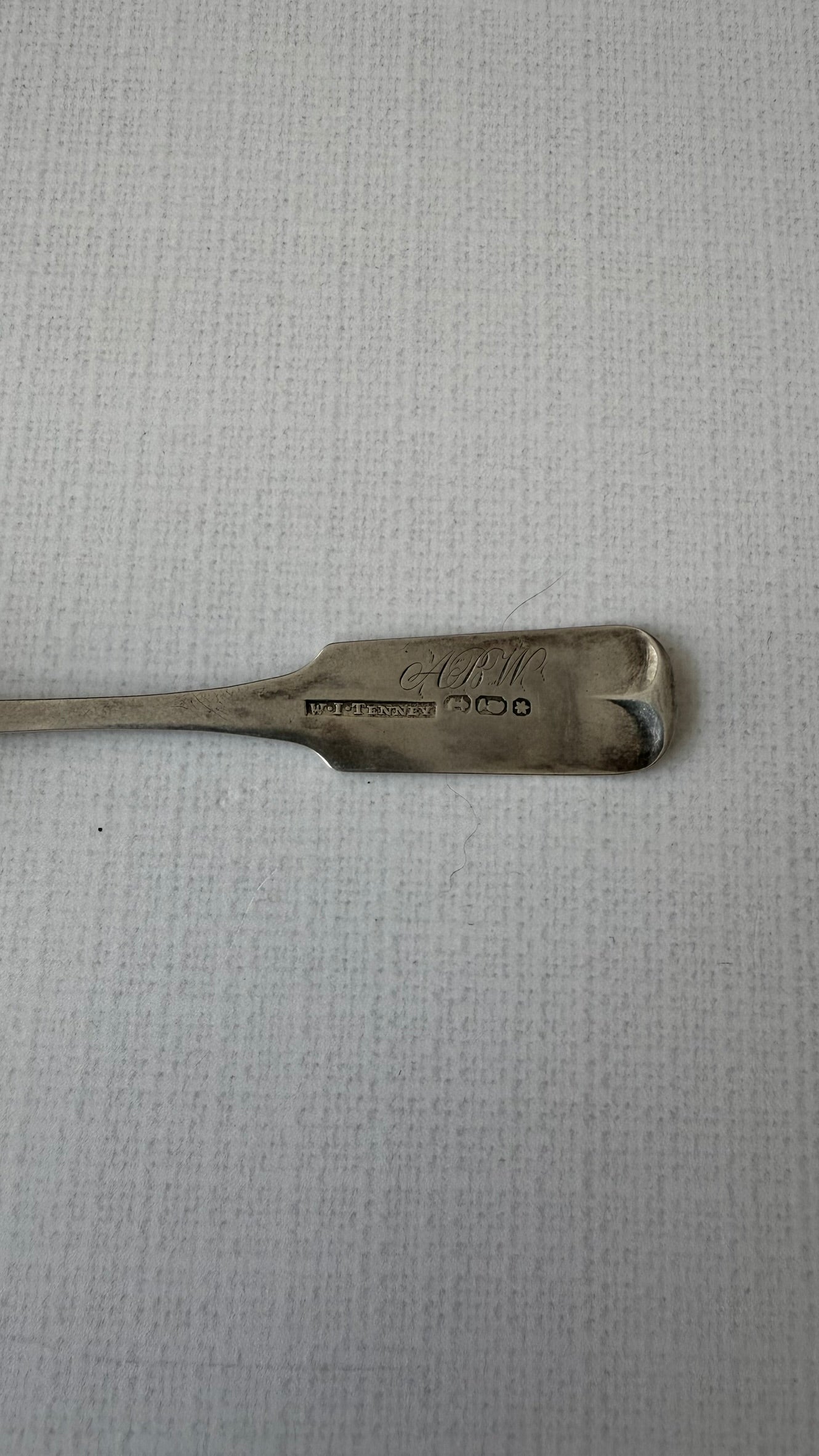 W. I. TENNEY teaspoons