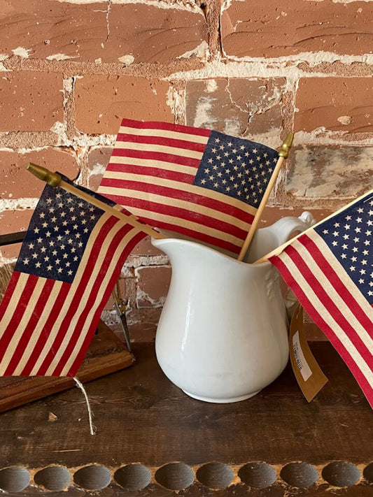 Stained Flags - Vintage, Antique Look