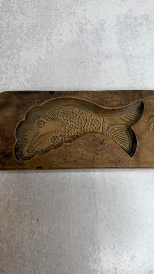 Wood carving mold, 2 impressions