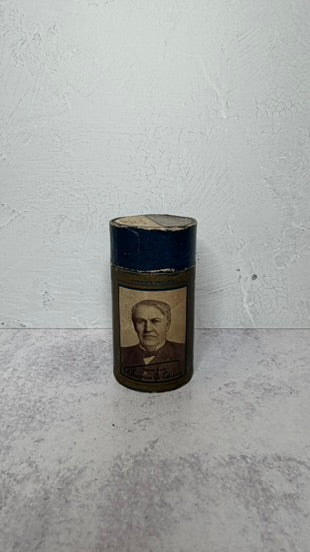 4 minute cylindar record, blue