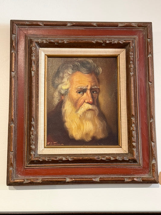 Bearded Man Painting