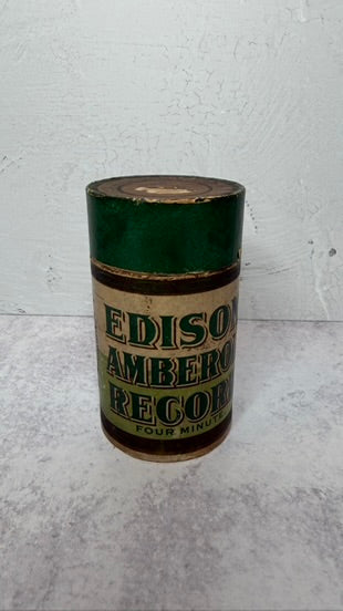 4 minute cylindar record, green