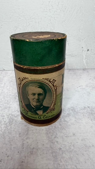 4 minute cylindar record, green