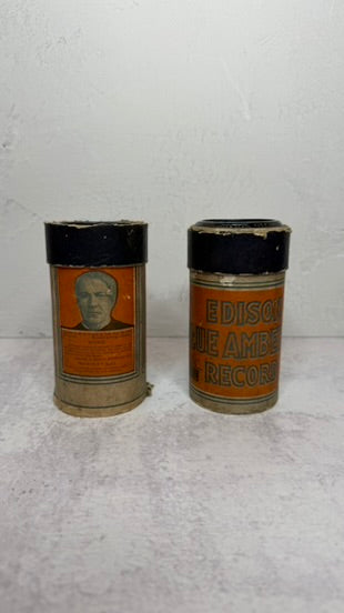 4 minute cylindar record, orange