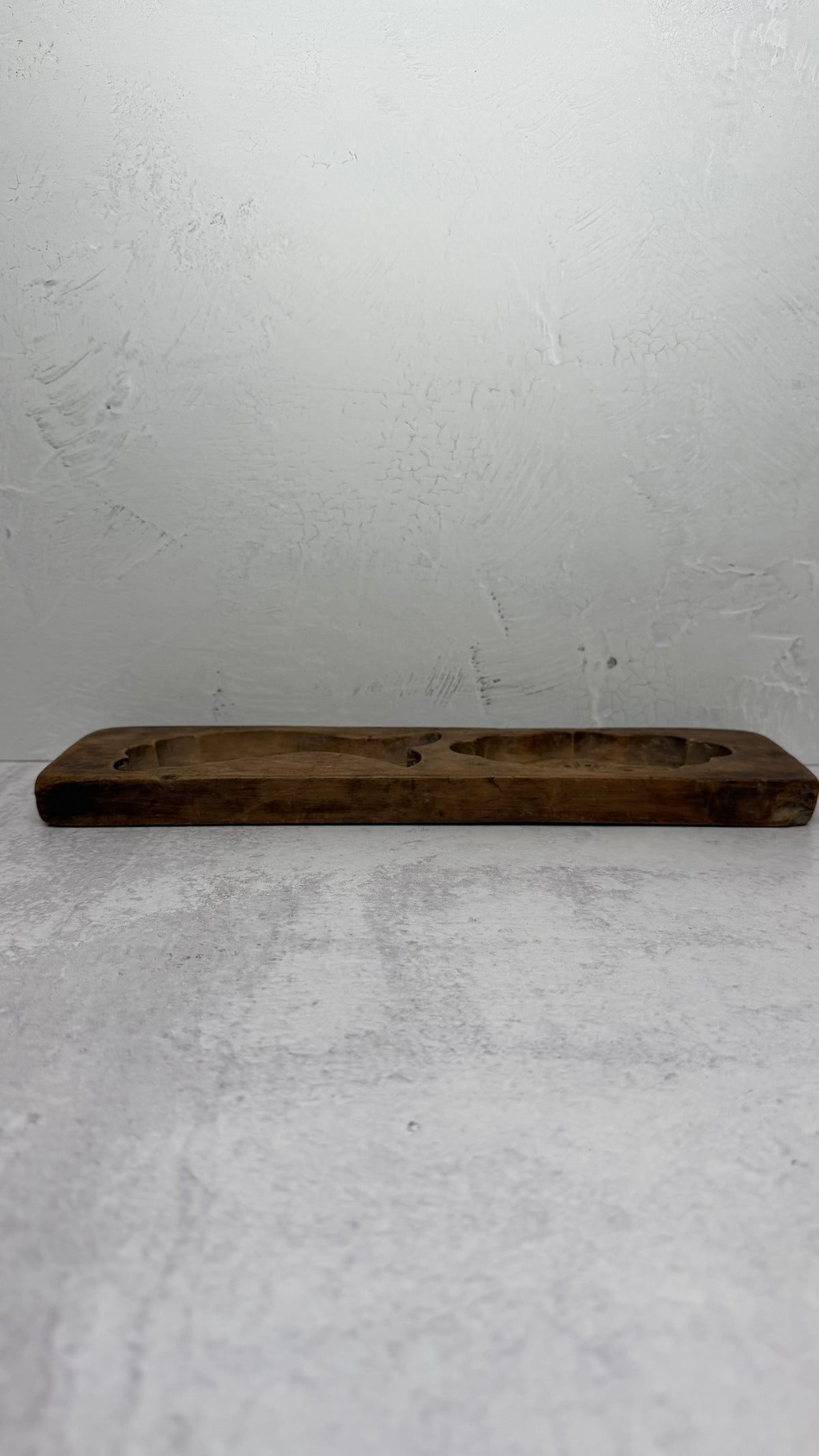 Wood carving mold, 2 impressions