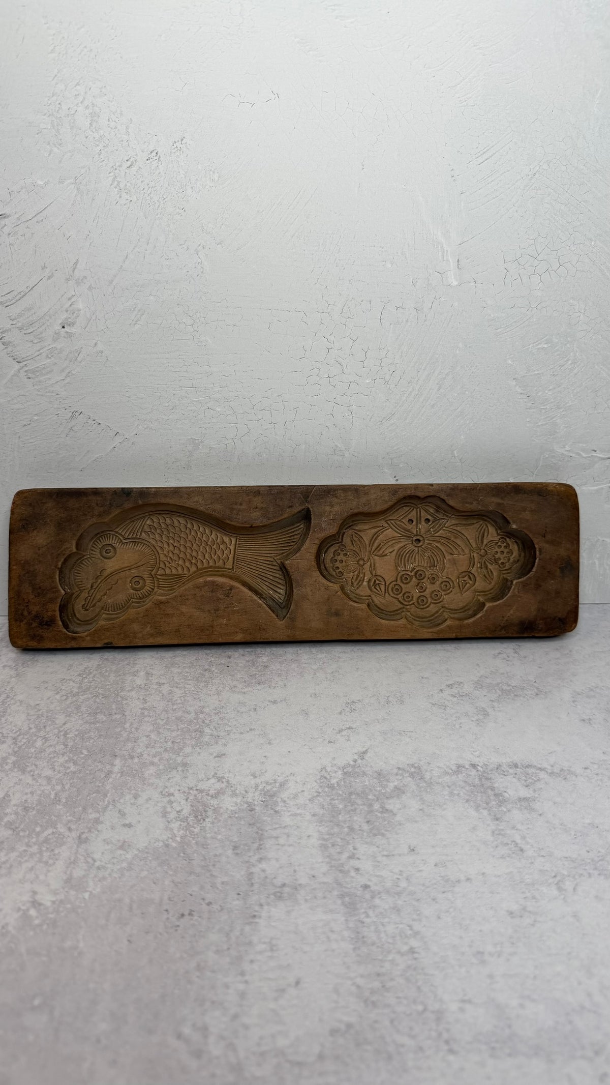 Wood carving mold, 2 impressions