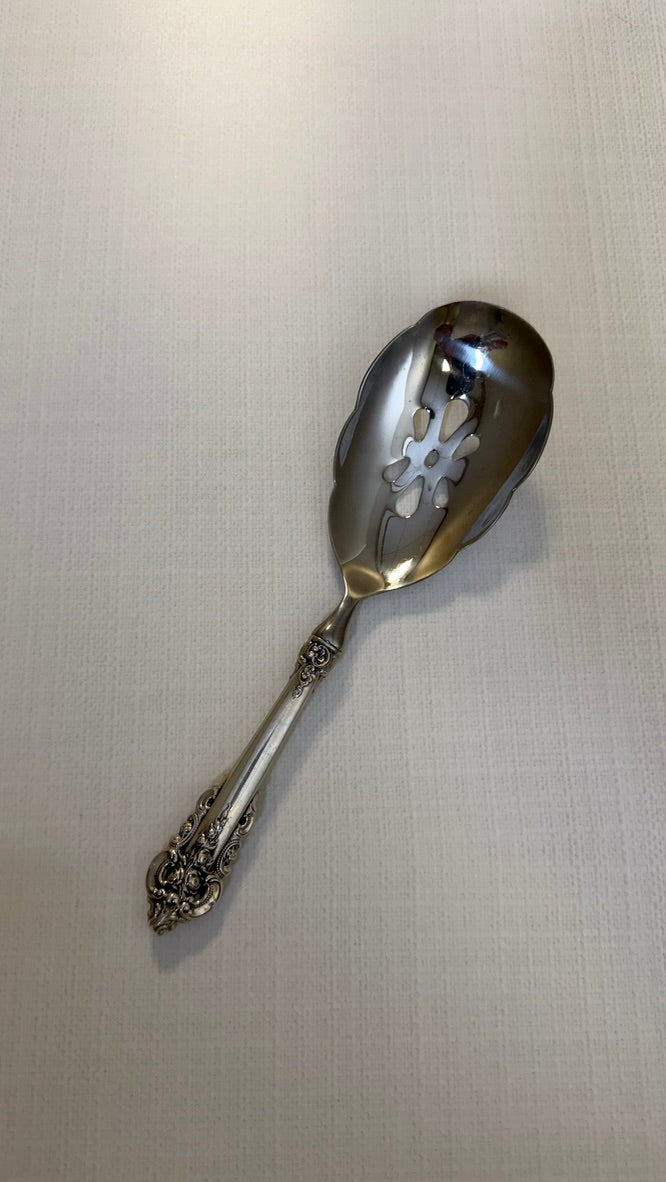 Strained Serving Spoon w/ large bowl