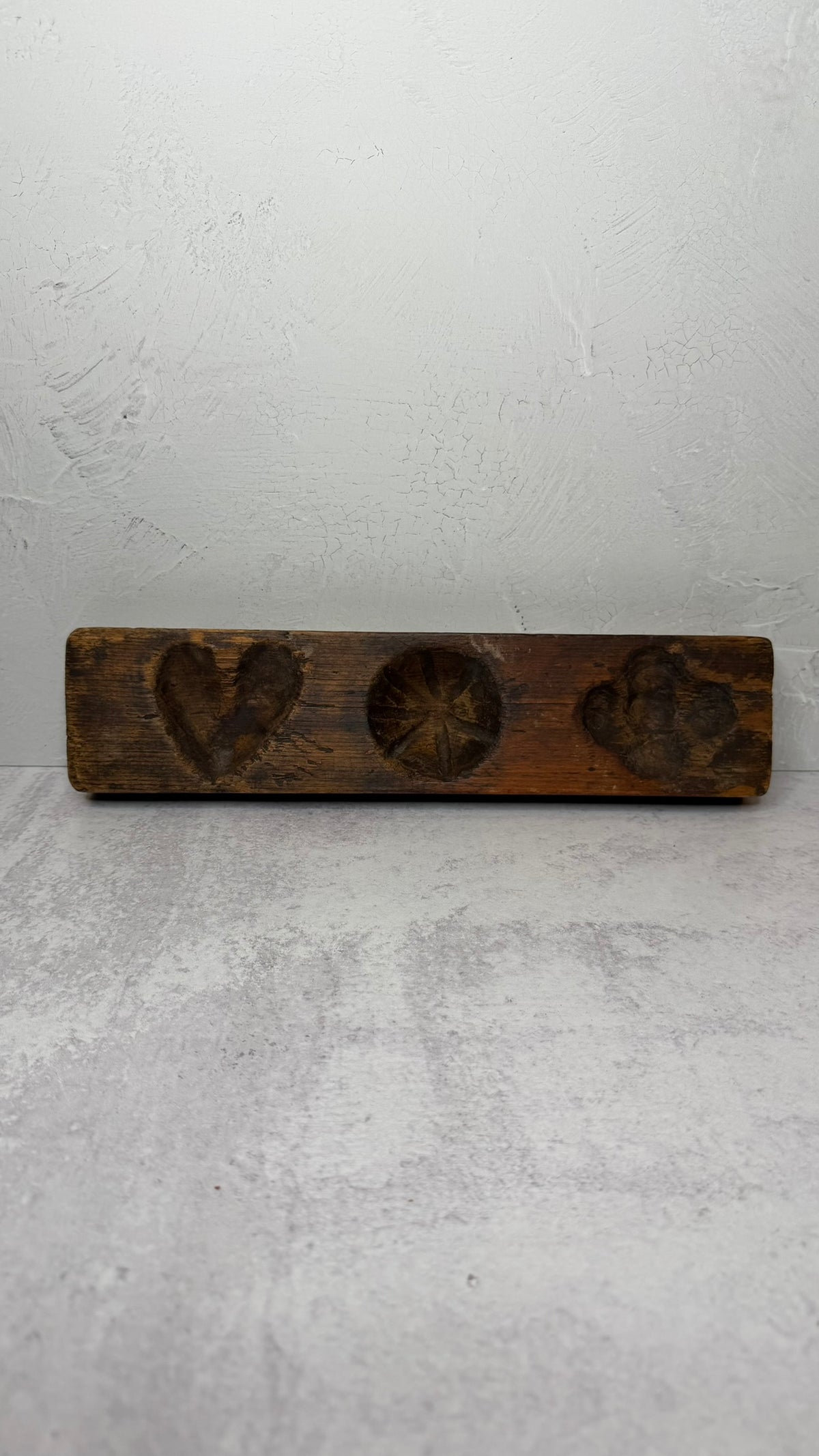 Wood carving mold, 3 impressions