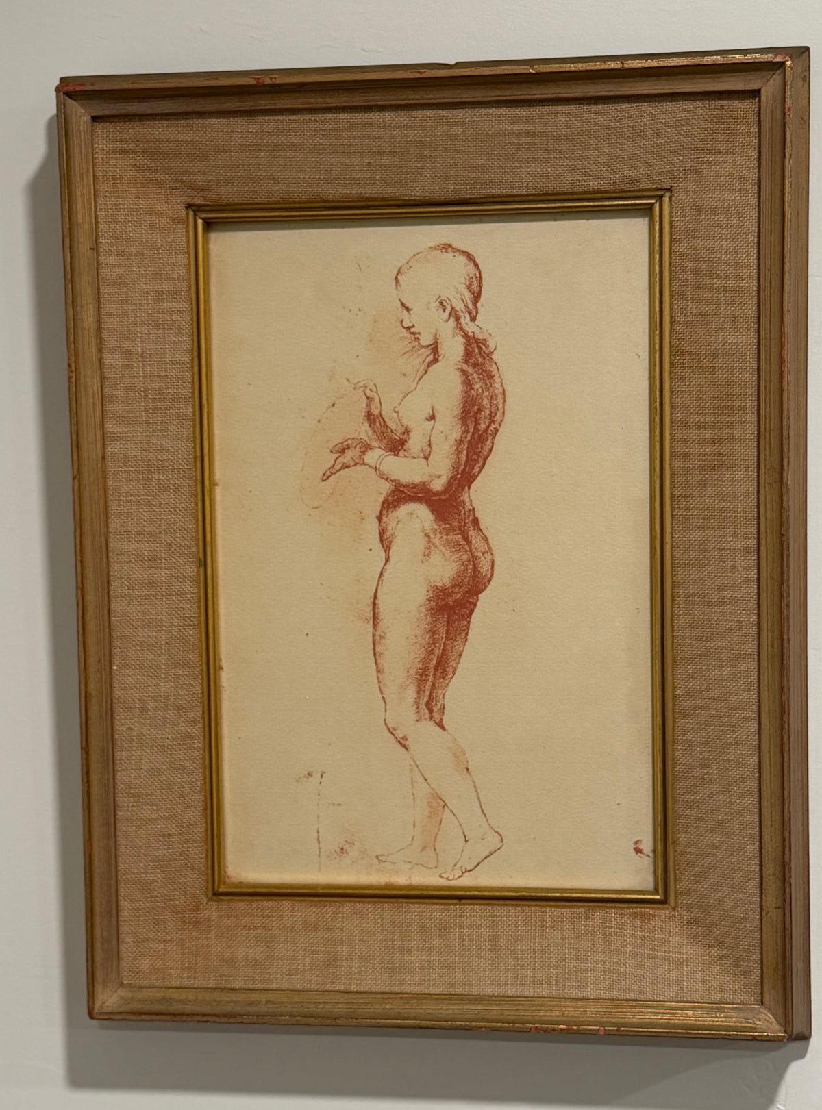 Print of Nude Woman