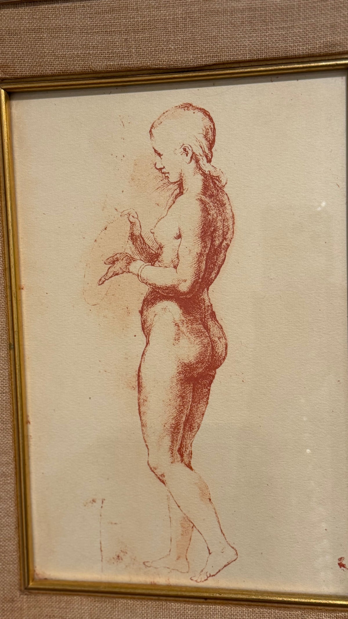 Print of Nude Woman