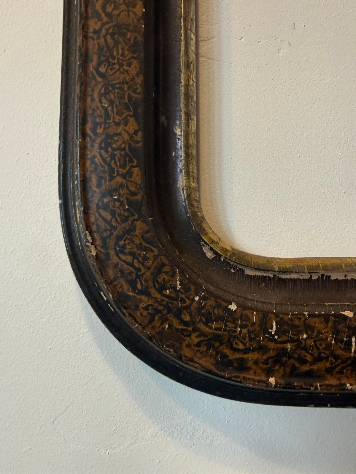 Antique Framed Wrought Iron Horseshoes