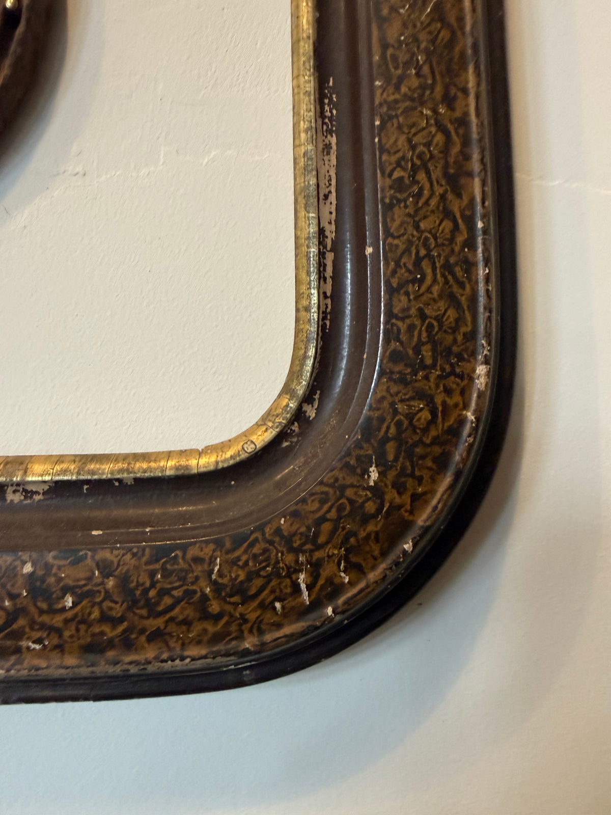 Antique Framed Wrought Iron Horseshoes