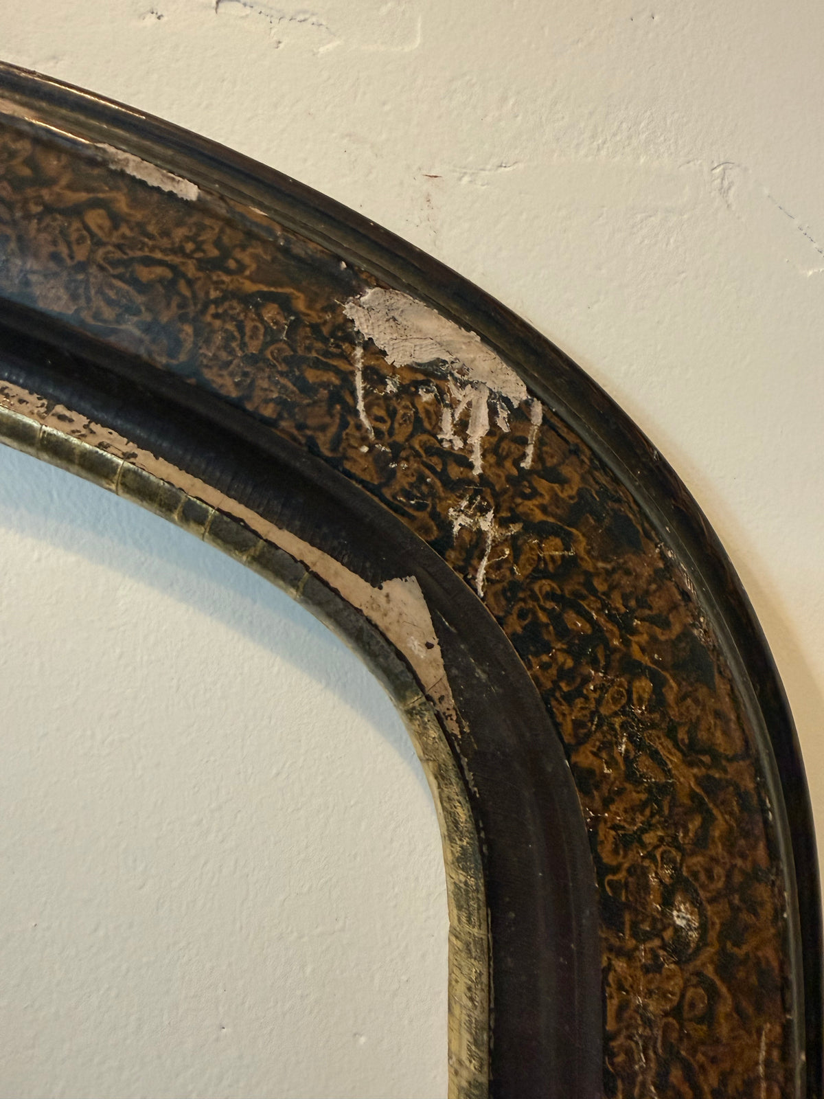 Antique Framed Wrought Iron Horseshoes