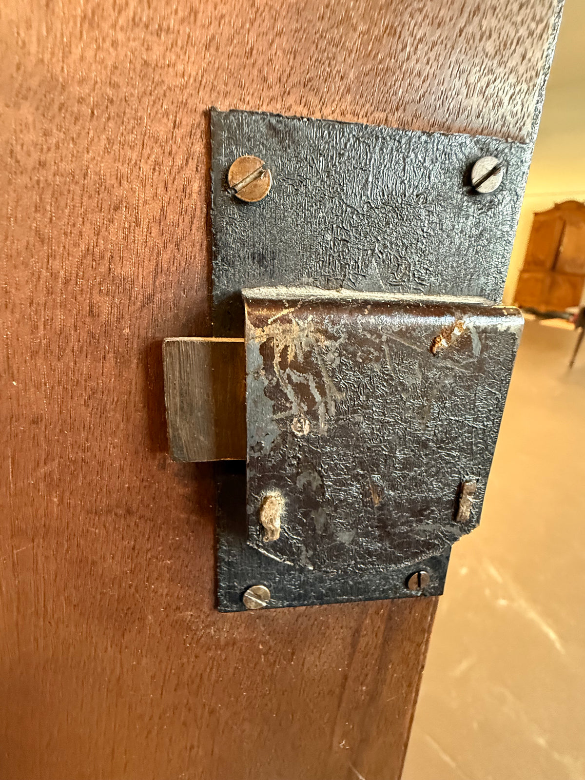 19th Century Primitive Antique Walnut Armoire