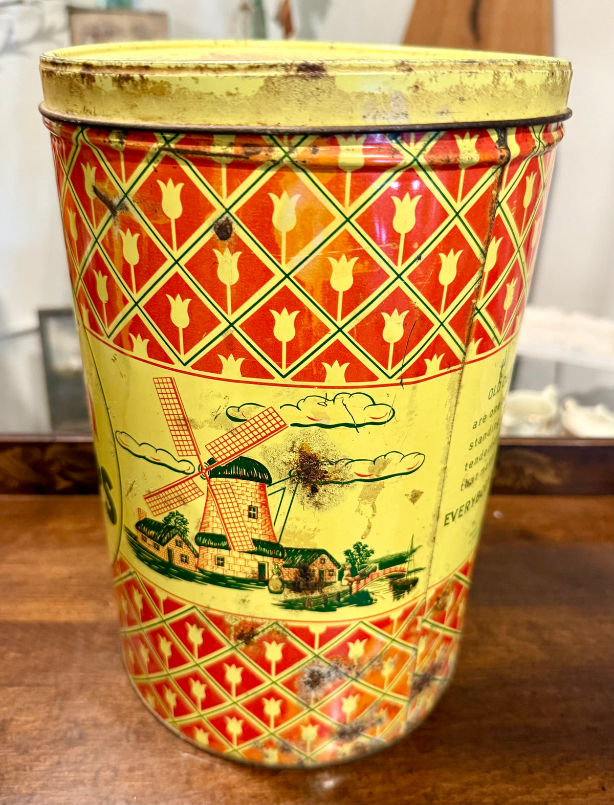 Old Dutch Potato Chips Advertising Tin