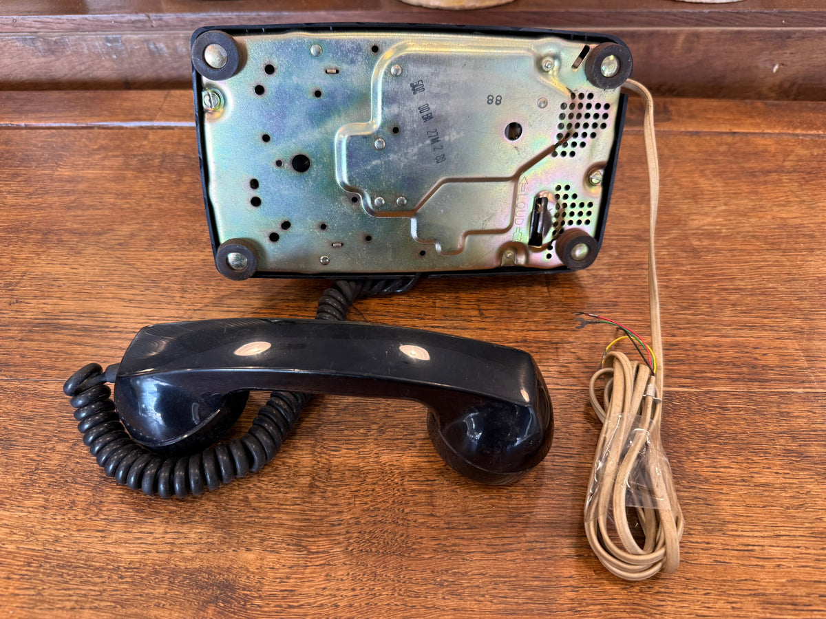 intage Mid-Century Western Electric Bell System Black Rotary Desk Phone (Model 500)