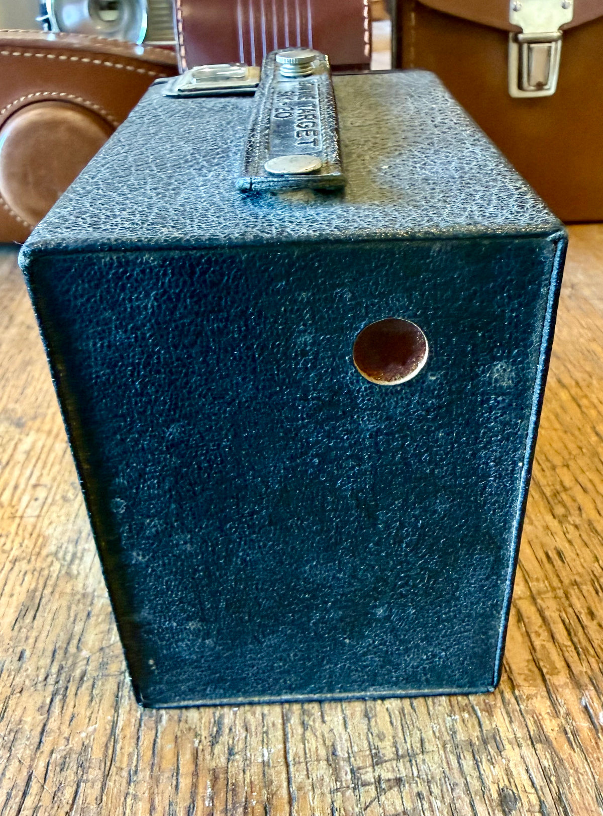 Vintage 1940s Kodak Brownie Target Six-20 Art Deco Box Camera