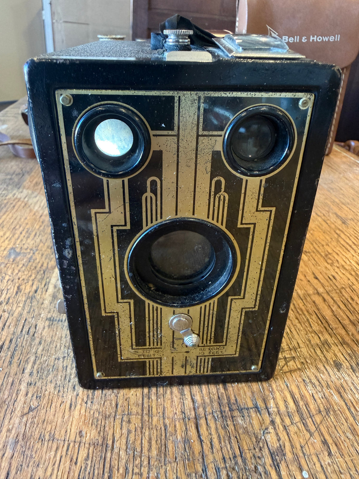 Vintage 1930s Kodak Six-20 Portrait Brownie Box Camera – Walter Dorwin Teague Art Deco Design