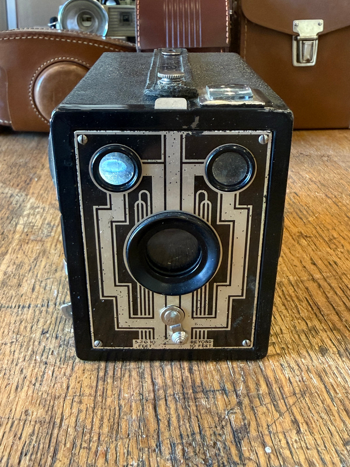 Vintage 1930s Kodak Six-20 Portrait Brownie Box Camera – Walter Dorwin Teague Art Deco Design