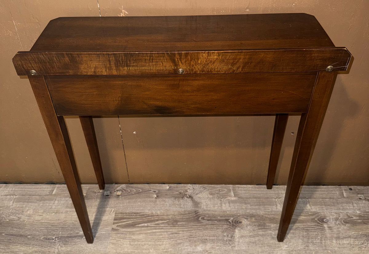 True Antique 1820s L. Hitchcock Connecticut Console Table | Original Stenciled Early American Harvest Sideboard Desk