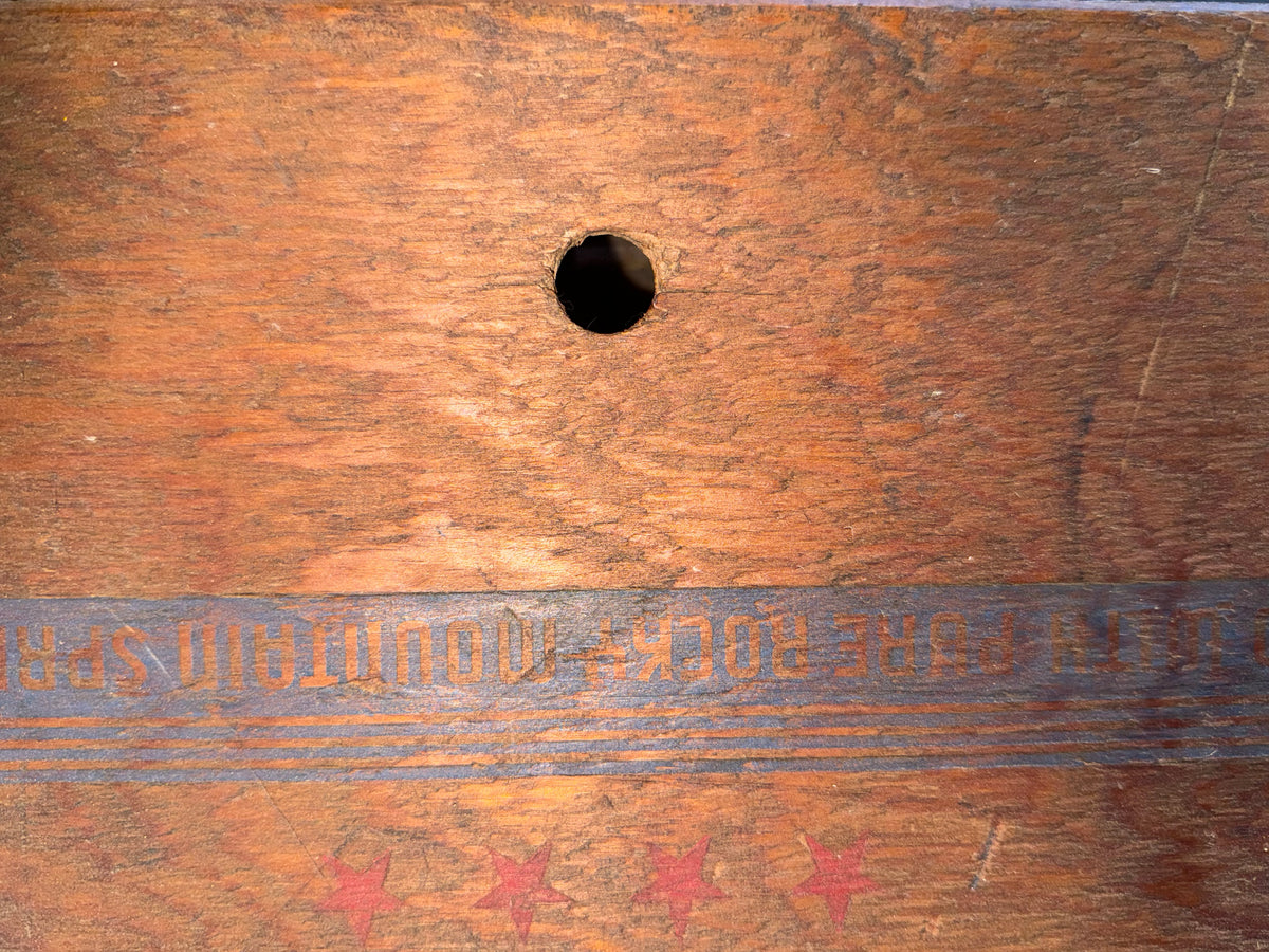Vintage 1940s Coors Light Beer Wooden Crate with Hinged Lid | Antique Adolph Coors Breweriana Cargo Box