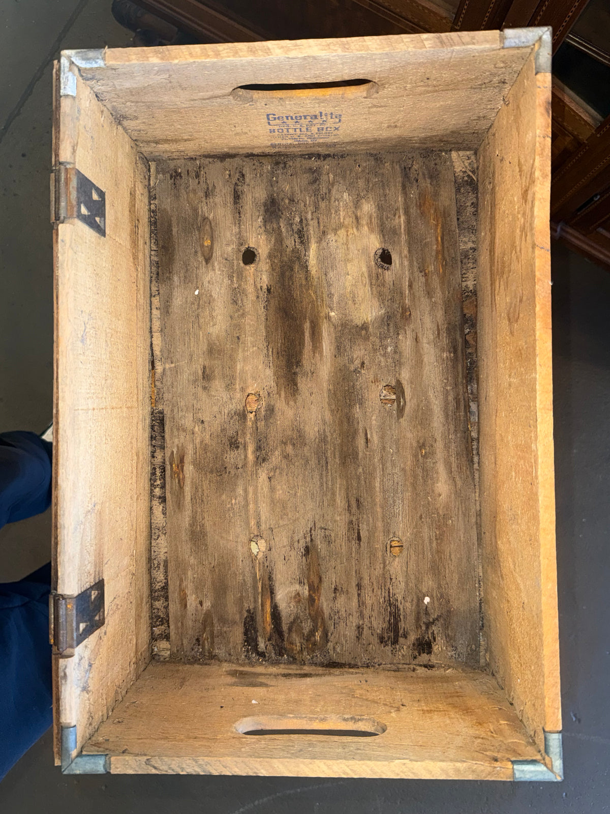 Vintage 1940s Coors Light Beer Wooden Crate with Hinged Lid | Antique Adolph Coors Breweriana Cargo Box