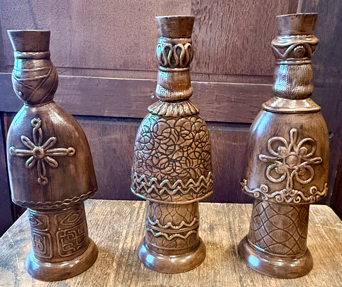 Vintage Mid-Century Three Wise Men Holiday Figurines - Set of 3