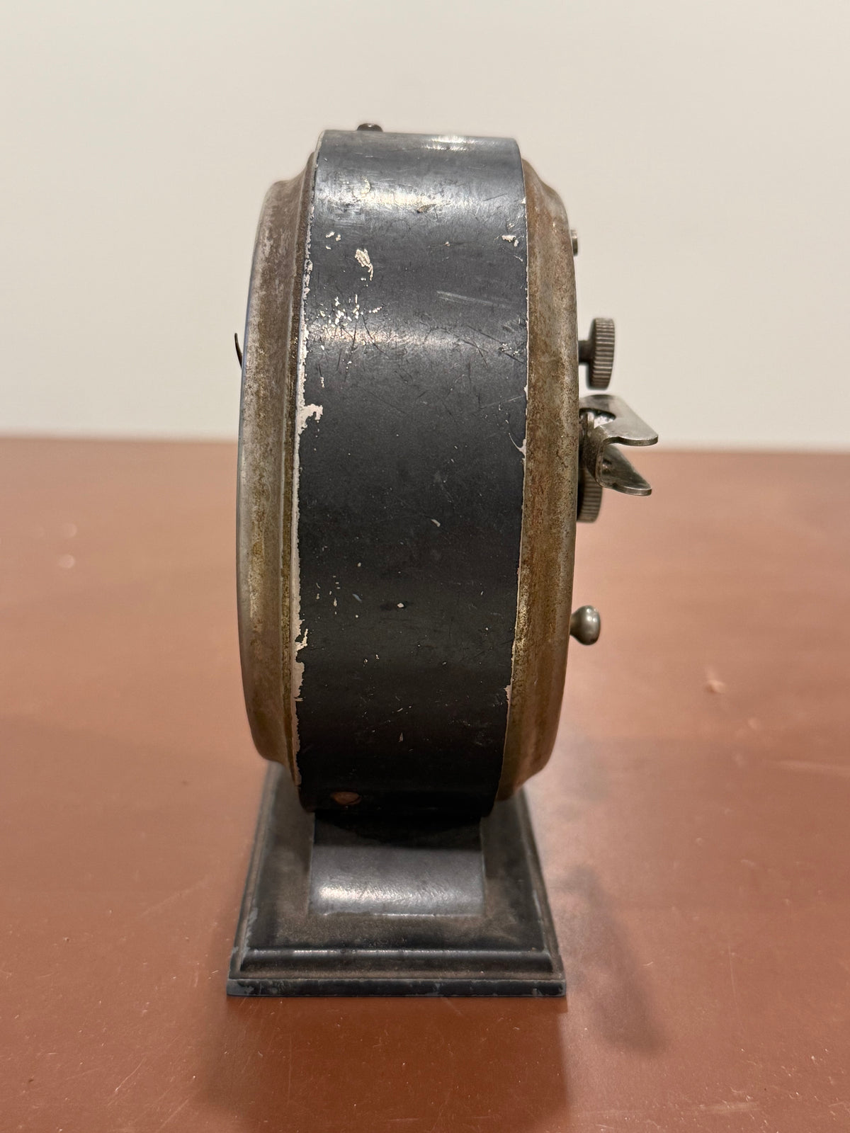 Antique 1930s Westclox Big Ben Style 4a Loud Alarm Mechanical Clock – Vintage Art Deco Tabletop Decor
