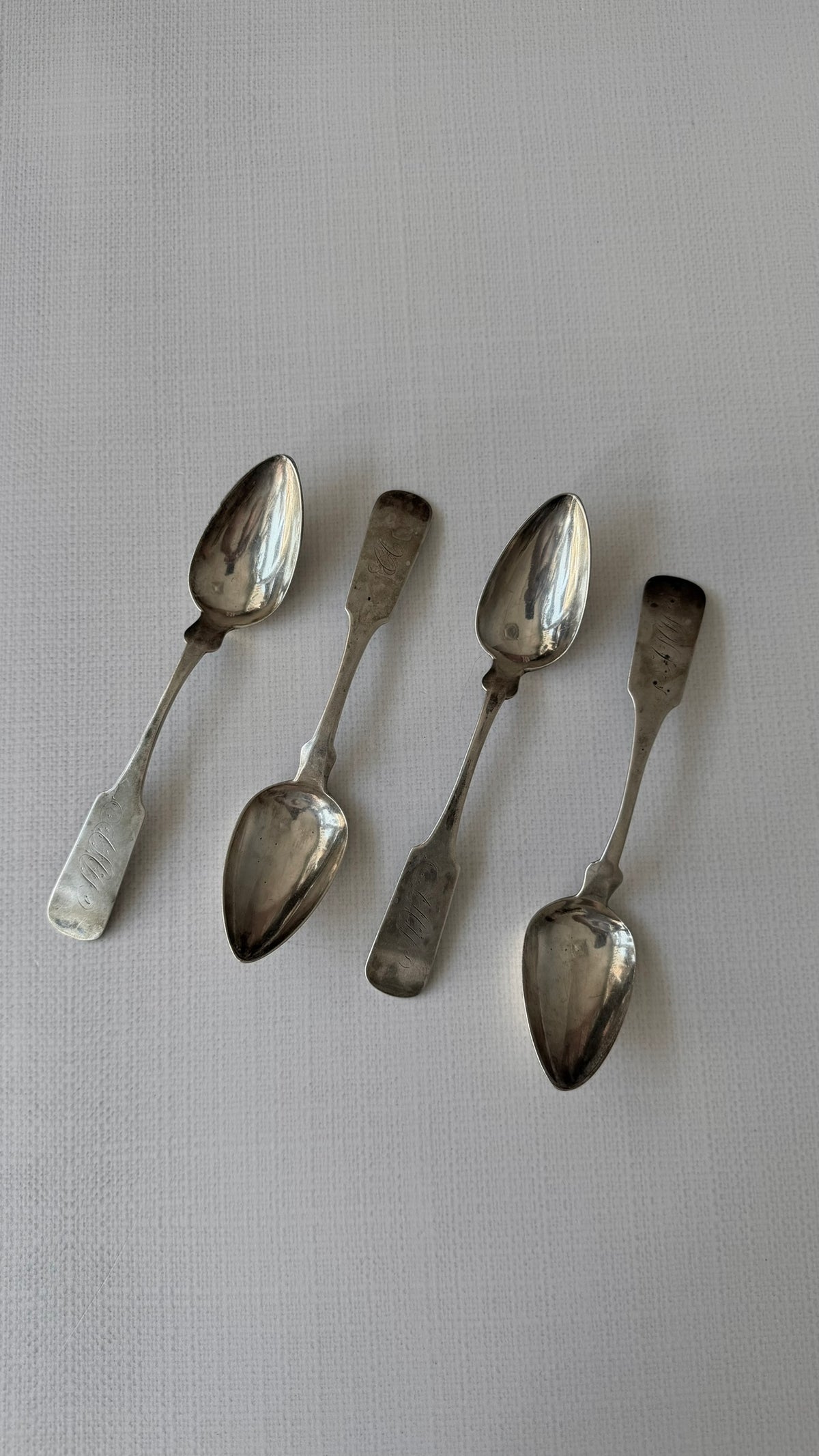 W. I. TENNEY teaspoons