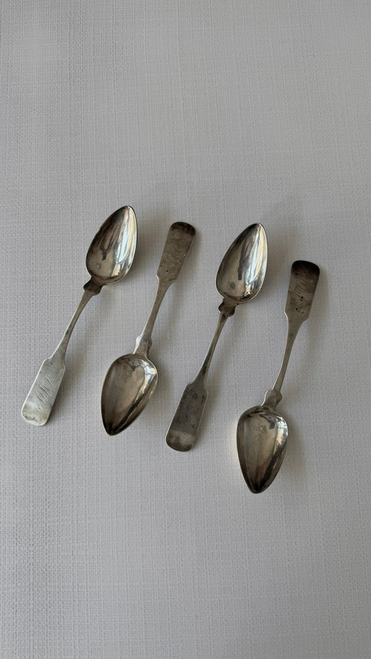 W. I. TENNEY teaspoons